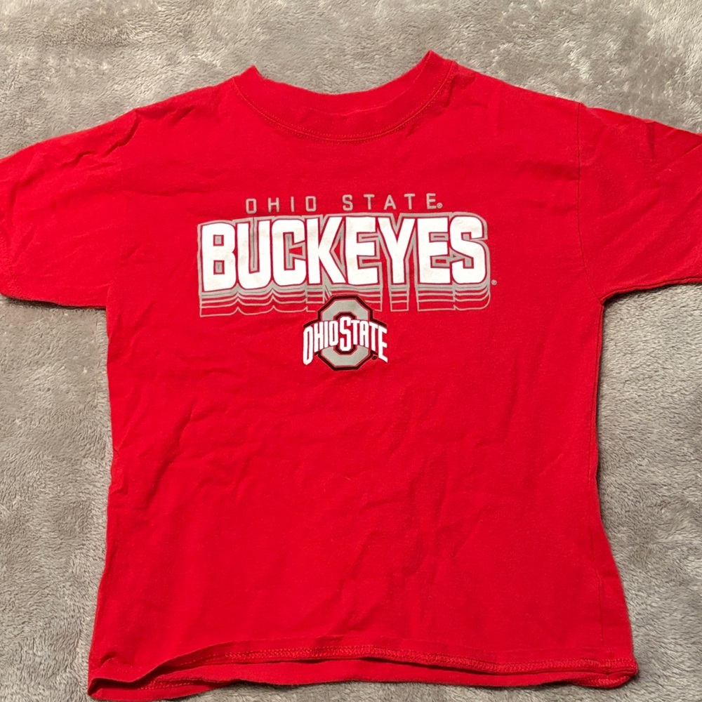 Rivalry Threads Kids Red Ohio State Buckeyes Tee